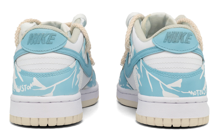 Purchase [Sepatu Custom] Nike Dunk Low Retro 'Silhouette Krisan Hawaii' DJ6188-100(Teamfour-男款菊花蓝色)