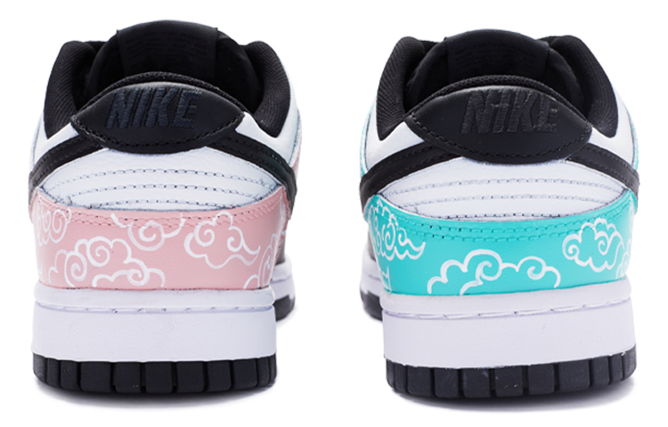 Shop 나이키 덩크 로우 레트로 '구름비단 수묵화' (커스텀) DD1391-100(TeanmR-云锦鸳鸯黑白男)