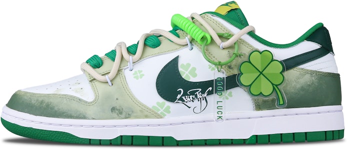 나이키 덩크 로우 레트로 '클로버 그린' (커스텀) DV0833-300(Team7-男款幸运叶子) Order 나이키 덩크 로우 레트로 '클로버 그린' (커스텀) DV0833-300(Team7-男款幸运叶子)