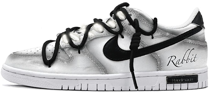 【定製球鞋】 Nike Dunk Low Retro 中國風 CNY兔年 水墨 反光鞋帶 低幫 板鞋 男款 黑白 Buy 【定製球鞋】 Nike Dunk Low Retro 中國風 CNY兔年 水墨 反光鞋帶 低幫 板鞋 男款 黑白