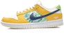 나이키 덩크 로우 레트로 '코코넛밀크 - 여름 파도' (커스텀) DJ6188-100(Team10-男款夏日浪花黄)