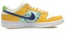 나이키 덩크 로우 레트로 '코코넛밀크 - 여름 파도' (커스텀) DJ6188-100(Team10-男款夏日浪花黄)