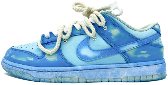 【客製化球鞋】Nike Dunk Low Retro "椰奶" 浸染刮蹭做舊濾色風 复古 低筒 板鞋 男款 藍色 Buy 【客製化球鞋】Nike Dunk Low Retro "椰奶" 浸染刮蹭做舊濾色風 复古 低筒 板鞋 男款 藍色