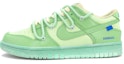Buy 【定制球鞋】 Nike Dunk Low Retro "椰奶" 520 vibe風做舊 無襯線英文字母 藍色皮牌 低幫 板鞋 男款 藍色