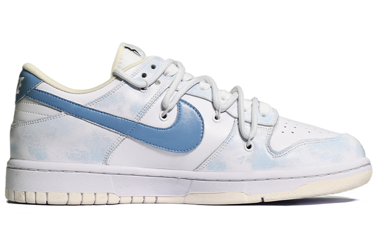 Order [Kasur Kasut] Nike Dunk Low Retro 'Kelapa Susu Denim Biru' DJ6188-100(TeamE-男款染色布贴蓝白)