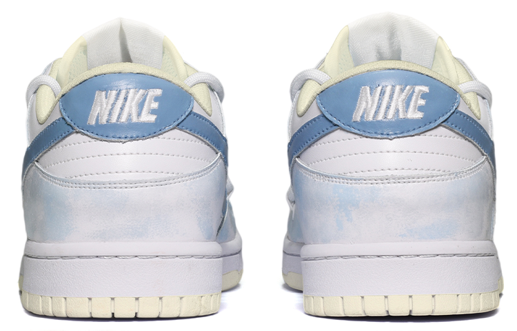Shop [Kasur Kasut] Nike Dunk Low Retro 'Kelapa Susu Denim Biru' DJ6188-100(TeamE-男款染色布贴蓝白)