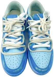 【客製化球鞋】Nike Dunk Low Retro "椰奶" 浸染刮蹭做舊濾色風 复古 低筒 板鞋 男款 藍色 Shop 【客製化球鞋】Nike Dunk Low Retro "椰奶" 浸染刮蹭做舊濾色風 复古 低筒 板鞋 男款 藍色