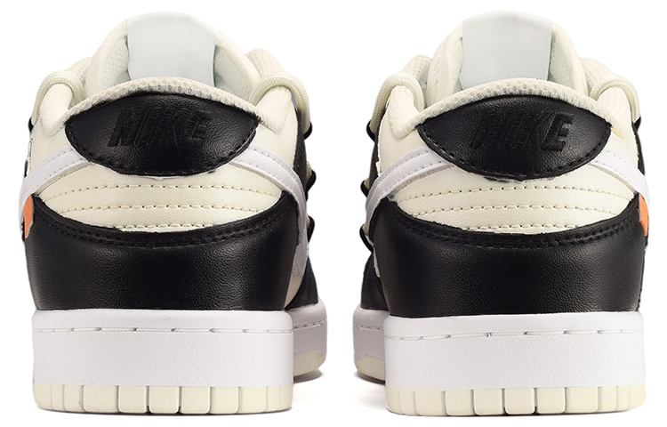 Shop Zapatillas Nike Dunk Low Retro 'Leche de Coco Negro Amarillo' DJ6188-100(TeamE-男款腰果花贴布黑黄)