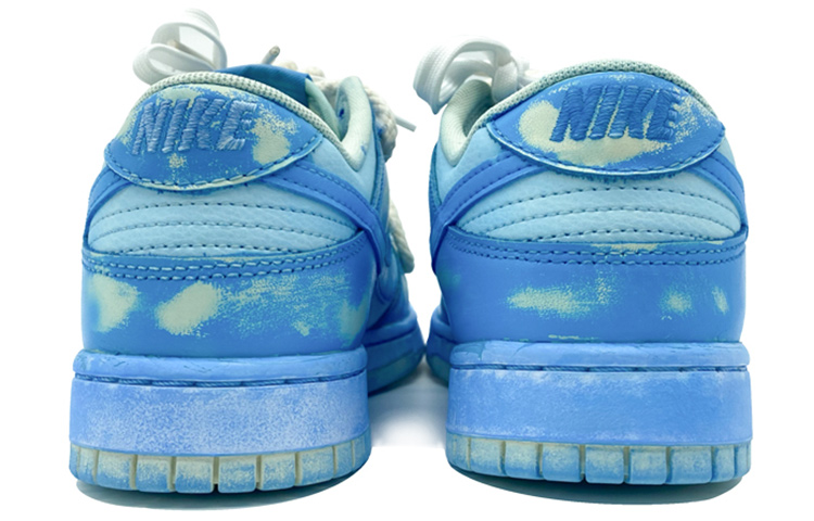 Purchase 나이키 덩크 로우 레트로 '코코넛밀크 블루' (커스텀) DJ6188-100(Team柒-男款浸染做旧)