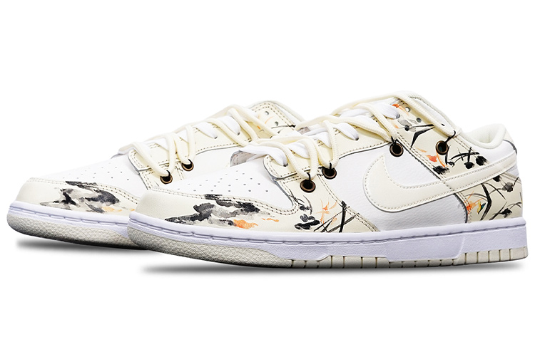 Lookbook 나이키 덩크 로우 레트로 '코코넛밀크 잉크 오키드' (커스텀) DJ6188-100(TeamT-椰奶蝴蝶兰花S-BOX)
