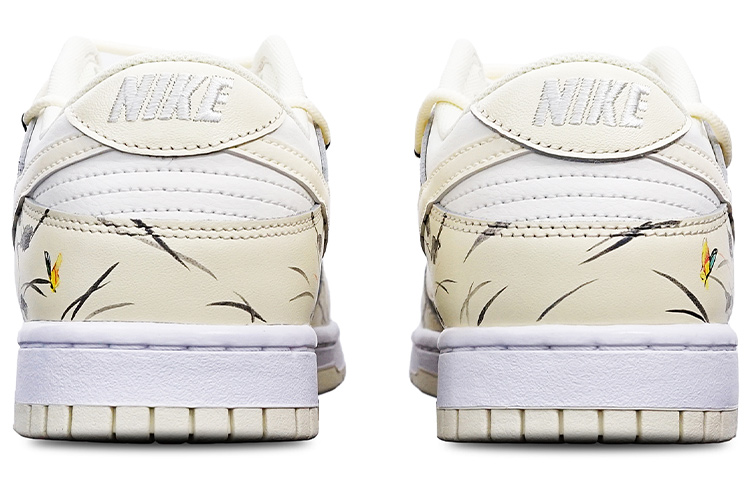 Shop 나이키 덩크 로우 레트로 '코코넛밀크 잉크 오키드' (커스텀) DJ6188-100(TeamT-椰奶蝴蝶兰花S-BOX)