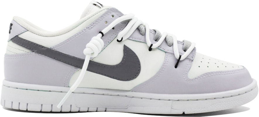 【訂製球鞋】 Nike Dunk Low retro 椰奶色 解構 低筒 板鞋 男款 灰白 Order 【訂製球鞋】 Nike Dunk Low retro 椰奶色 解構 低筒 板鞋 男款 灰白