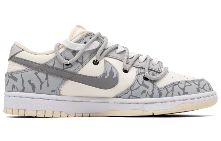 Order ナイキダンクロー レトロ 'ココナッツミルク' グレーのデザイン。 DJ6188-100(Teamfour-爆裂纹S-BOX)