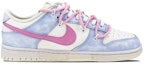 Order 【定製球鞋】 Nike Dunk Low Retro 是在玩鞋 禮盒 椰奶 解構 流淌 粉色雲朵 低筒 板鞋 男款 藍粉紫