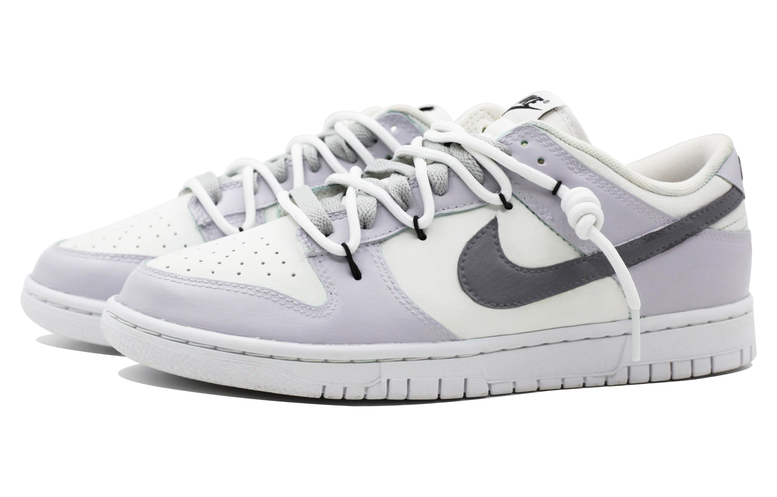 Lookbook 【訂製球鞋】 Nike Dunk Low retro 椰奶色 解構 低筒 板鞋 男款 灰白