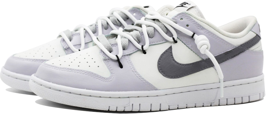 【訂製球鞋】 Nike Dunk Low retro 椰奶色 解構 低筒 板鞋 男款 灰白 Lookbook 【訂製球鞋】 Nike Dunk Low retro 椰奶色 解構 低筒 板鞋 男款 灰白