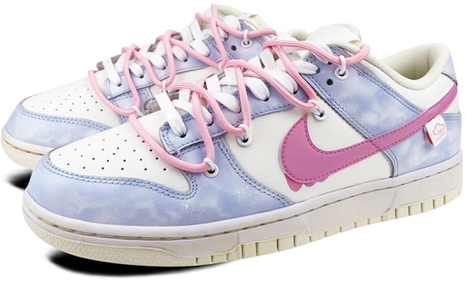 【定製球鞋】 Nike Dunk Low Retro 是在玩鞋 禮盒 椰奶 解構 流淌 粉色雲朵 低筒 板鞋 男款 藍粉紫 Lookbook 【定製球鞋】 Nike Dunk Low Retro 是在玩鞋 禮盒 椰奶 解構 流淌 粉色雲朵 低筒 板鞋 男款 藍粉紫