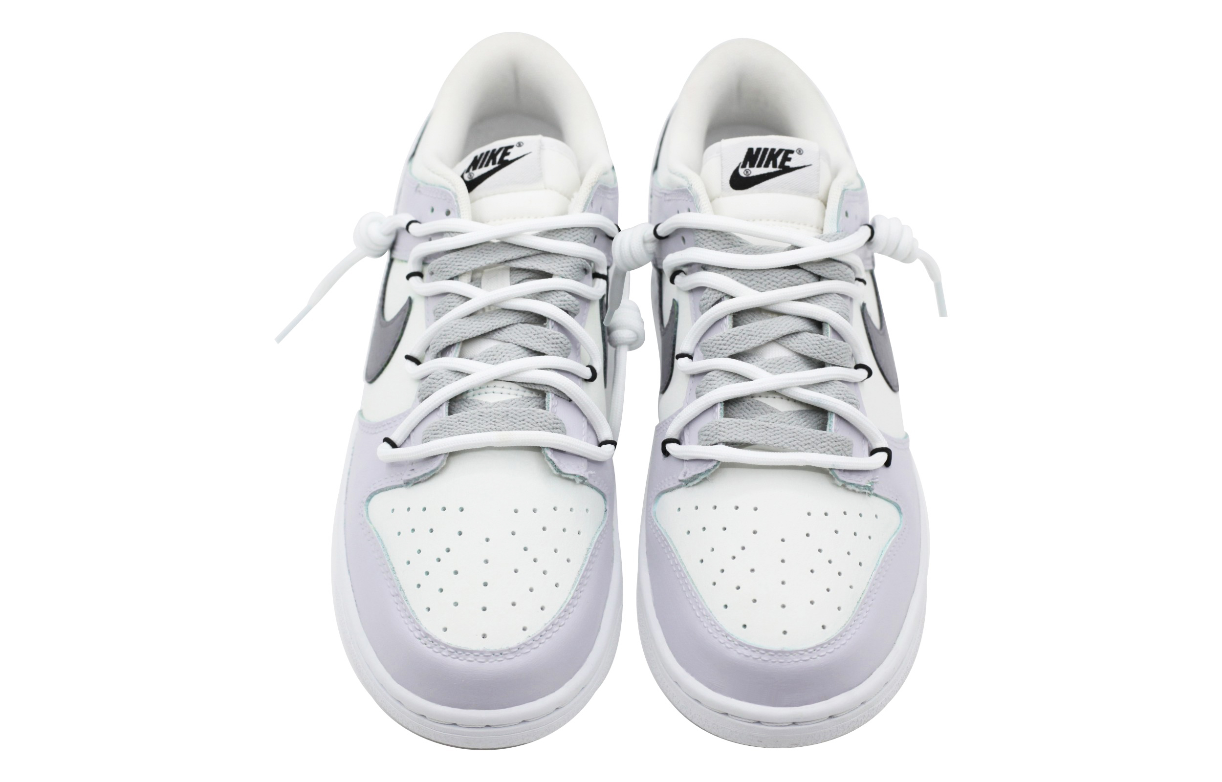 Shop 【訂製球鞋】 Nike Dunk Low retro 椰奶色 解構 低筒 板鞋 男款 灰白
