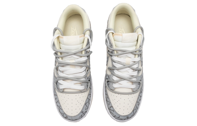 Shop ナイキダンクロー レトロ 'ココナッツミルク' グレーのデザイン。 DJ6188-100(Teamfour-爆裂纹S-BOX)