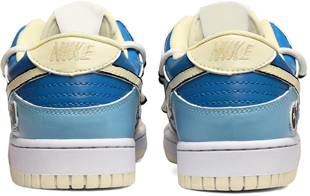 【カスタムシューズ】ナイキ ダンク ロー レトロ 'ココナッツミルクブルーホワイトイエロー' DJ6188-100(TeamE-男款字母皮贴蓝白黄) Shop 【カスタムシューズ】ナイキ ダンク ロー レトロ 'ココナッツミルクブルーホワイトイエロー' DJ6188-100(TeamE-男款字母皮贴蓝白黄)