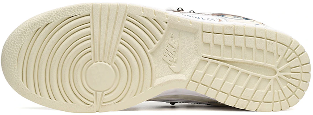 【定制球鞋】 Nike Dunk Low Retro "椰奶" 解構風 復古高街 貓咪文字塗鴉 低幫 板鞋 男款 米白棕 Purchase 【定制球鞋】 Nike Dunk Low Retro "椰奶" 解構風 復古高街 貓咪文字塗鴉 低幫 板鞋 男款 米白棕