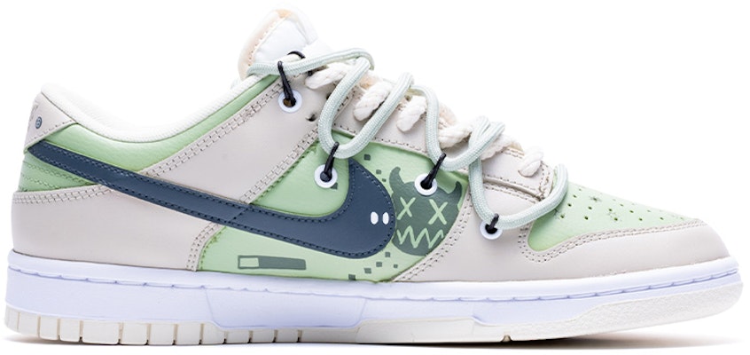 나이키 덩크 로우 레트로 '코코넛 밀크 게임 콘솔 커스텀' DJ6188-100(TeamR-男款游戏机黑绿) Order 나이키 덩크 로우 레트로 '코코넛 밀크 게임 콘솔 커스텀' DJ6188-100(TeamR-男款游戏机黑绿)