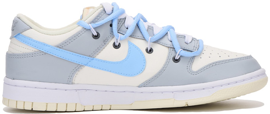 나이키 덩크 로우 레트로 '코코넛 밀크 그레이 블루' (커스텀) DJ6188-100(Team拾伍-男款灰色电玩) Order 나이키 덩크 로우 레트로 '코코넛 밀크 그레이 블루' (커스텀) DJ6188-100(Team拾伍-男款灰色电玩)