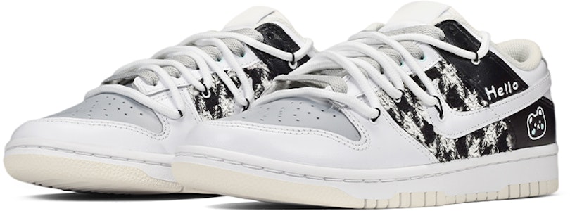 【訂製球鞋】 Nike Dunk Low Retro "Coconut Milk" 小香風限定 千鳥格紋 禮物 特殊鞋盒 低筒 板鞋 男款 白灰綠 Lookbook 【訂製球鞋】 Nike Dunk Low Retro "Coconut Milk" 小香風限定 千鳥格紋 禮物 特殊鞋盒 低筒 板鞋 男款 白灰綠