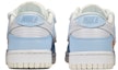Shop 【定制球鞋】 Nike Dunk Low Retro "椰奶色" JK風限定 格紋貼布 禮物 潮流 特殊鞋盒 低幫 板鞋 男款 白藍
