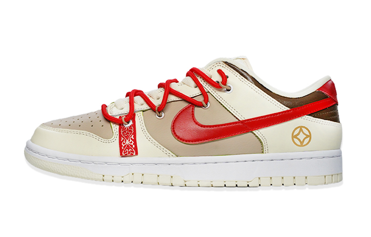 Buy [Zapatos Personalizados] Nike Dunk Low Retro 'Leche de Coco Año Nuevo' DJ6188-100(TeamF-男款铜钱)