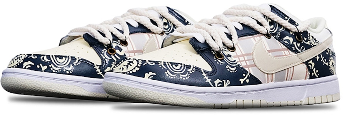 나이키 덩크 로우 "코코넛 플래드 캐슈 플라워" (56 characters) DJ6188-100(TeamT-格纹腰果花S-BOX) Lookbook 나이키 덩크 로우 "코코넛 플래드 캐슈 플라워" (56 characters) DJ6188-100(TeamT-格纹腰果花S-BOX)