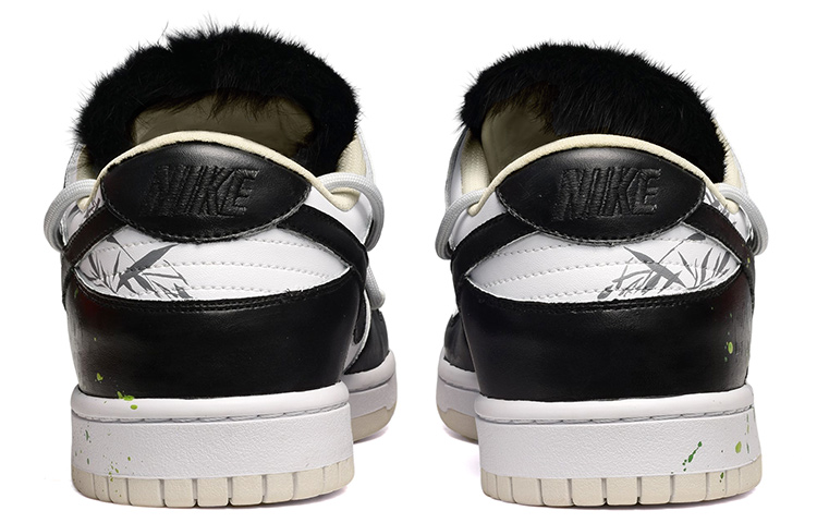 Shop [Zapatillas Personalizadas] Nike Dunk Low Retro 'Panda Leche de Coco' DJ6188-100(TeamE-男款墨竹熊猫黑白绿)