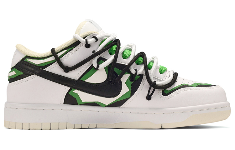 Order Zapatillas Nike Dunk Low Retro 'Coco Aserrado Deconstruido' DJ6188-100(TeamE-男款锯齿绿白)