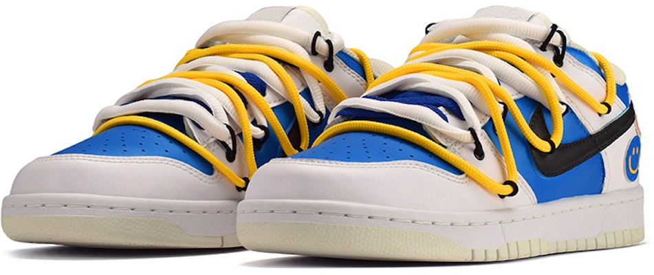 나이키 덩크 로우 레트로 '코코넛 밀크 스마일 디컨' (57 characters) DJ6188-100(TeamE-男款笑脸蓝白) Lookbook 나이키 덩크 로우 레트로 '코코넛 밀크 스마일 디컨' (57 characters) DJ6188-100(TeamE-男款笑脸蓝白)