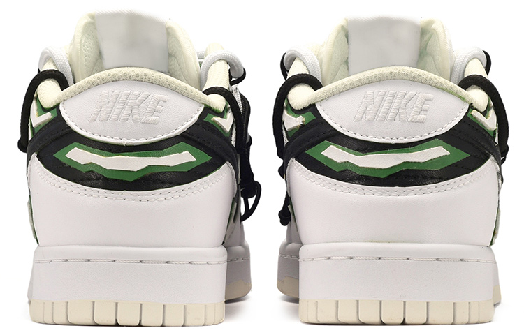 Shop Zapatillas Nike Dunk Low Retro 'Coco Aserrado Deconstruido' DJ6188-100(TeamE-男款锯齿绿白)