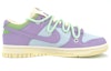 Order 나이키 덩크 로우 코코넛 밀크 키퍼플 그린 (커스텀) DJ6188-100(TeamK-男款小星星)