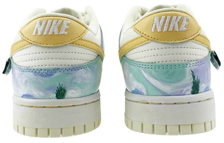 Purchase [Sepatu Kustom] Nike Dunk Low Retro 'Susu Kelapa Van Gogh Wheatfield dengan Cypresses' DJ6188-100(Team叁-男款麦田)