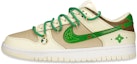 Buy 【訂製球鞋】Nike Dunk Low Retro 椰奶 兔年限定CNY 情人節 中國風如意紋 解構 復古 低幫 板鞋 男款 綠棕