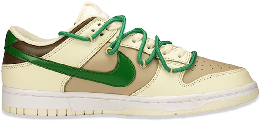 【訂製球鞋】Nike Dunk Low Retro 椰奶 兔年限定CNY 情人節 中國風如意紋 解構 復古 低幫 板鞋 男款 綠棕 Order 【訂製球鞋】Nike Dunk Low Retro 椰奶 兔年限定CNY 情人節 中國風如意紋 解構 復古 低幫 板鞋 男款 綠棕