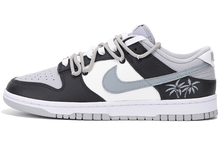 Buy 【定制球鞋】Nike Dunk Low Retro 穿搭主題 椰子樹 解構 簡約 高街 低幫 板鞋 男款 黑灰 特殊禮盒