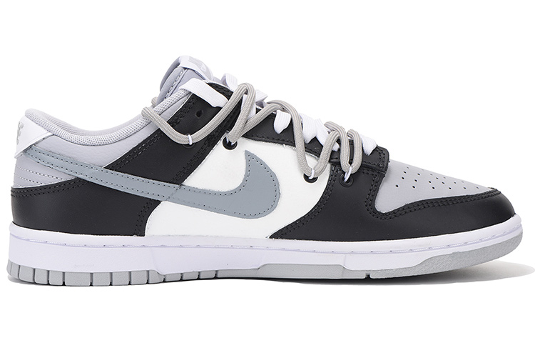 Order 【定制球鞋】Nike Dunk Low Retro 穿搭主題 椰子樹 解構 簡約 高街 低幫 板鞋 男款 黑灰 特殊禮盒