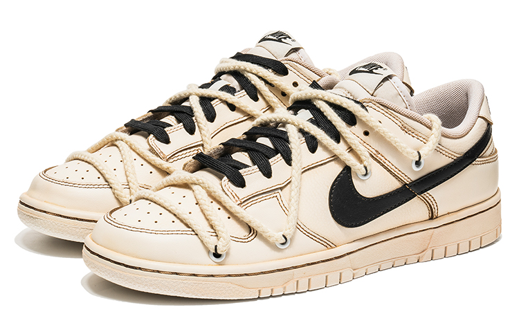 Lookbook ナイキ ダンク ロー レトロ "コーヒー染め" (カスタム) DJ6188-101(TeamB-咖啡染黑棕解构F-BOX)