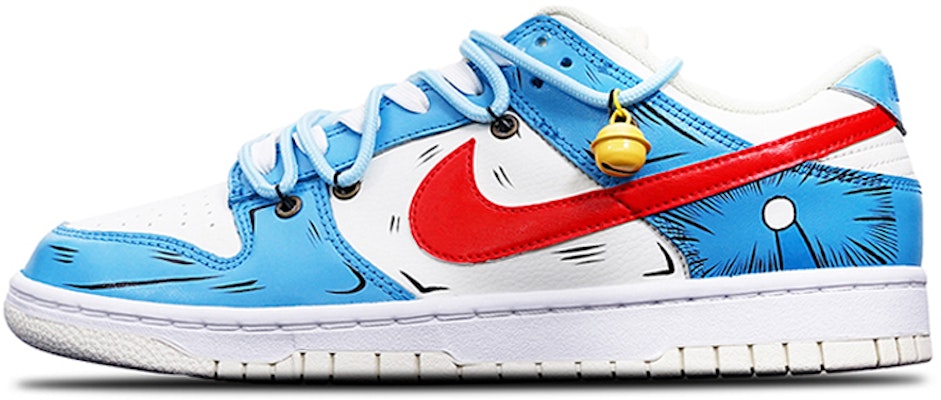 【定製球鞋】Nike Dunk Low Retro 酷颯一夏 叮當 解構 低幫 板鞋 男款 紅藍 Buy 【定製球鞋】Nike Dunk Low Retro 酷颯一夏 叮當 解構 低幫 板鞋 男款 紅藍