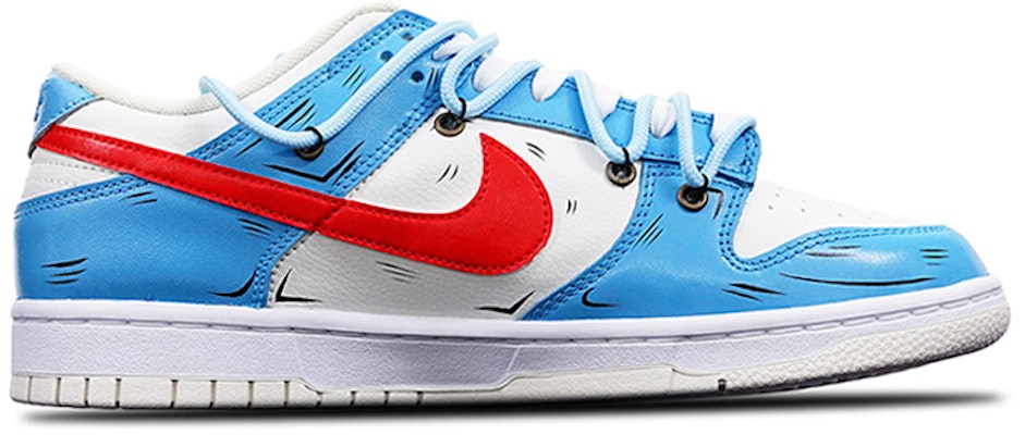 【定製球鞋】Nike Dunk Low Retro 酷颯一夏 叮當 解構 低幫 板鞋 男款 紅藍 Order 【定製球鞋】Nike Dunk Low Retro 酷颯一夏 叮當 解構 低幫 板鞋 男款 紅藍