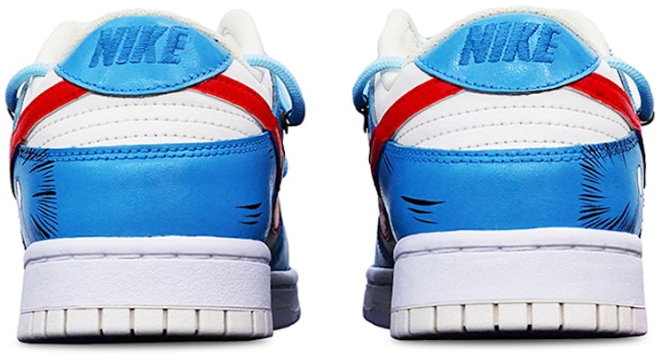 【定製球鞋】Nike Dunk Low Retro 酷颯一夏 叮當 解構 低幫 板鞋 男款 紅藍 Shop 【定製球鞋】Nike Dunk Low Retro 酷颯一夏 叮當 解構 低幫 板鞋 男款 紅藍