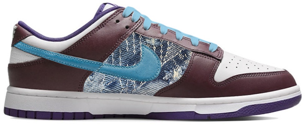 나이키 덩크 로우 레트로 '코트 퍼플 패치워크' (커스텀) DD1391-104(Team48-牛仔拼贴) Order 나이키 덩크 로우 레트로 '코트 퍼플 패치워크' (커스텀) DD1391-104(Team48-牛仔拼贴)