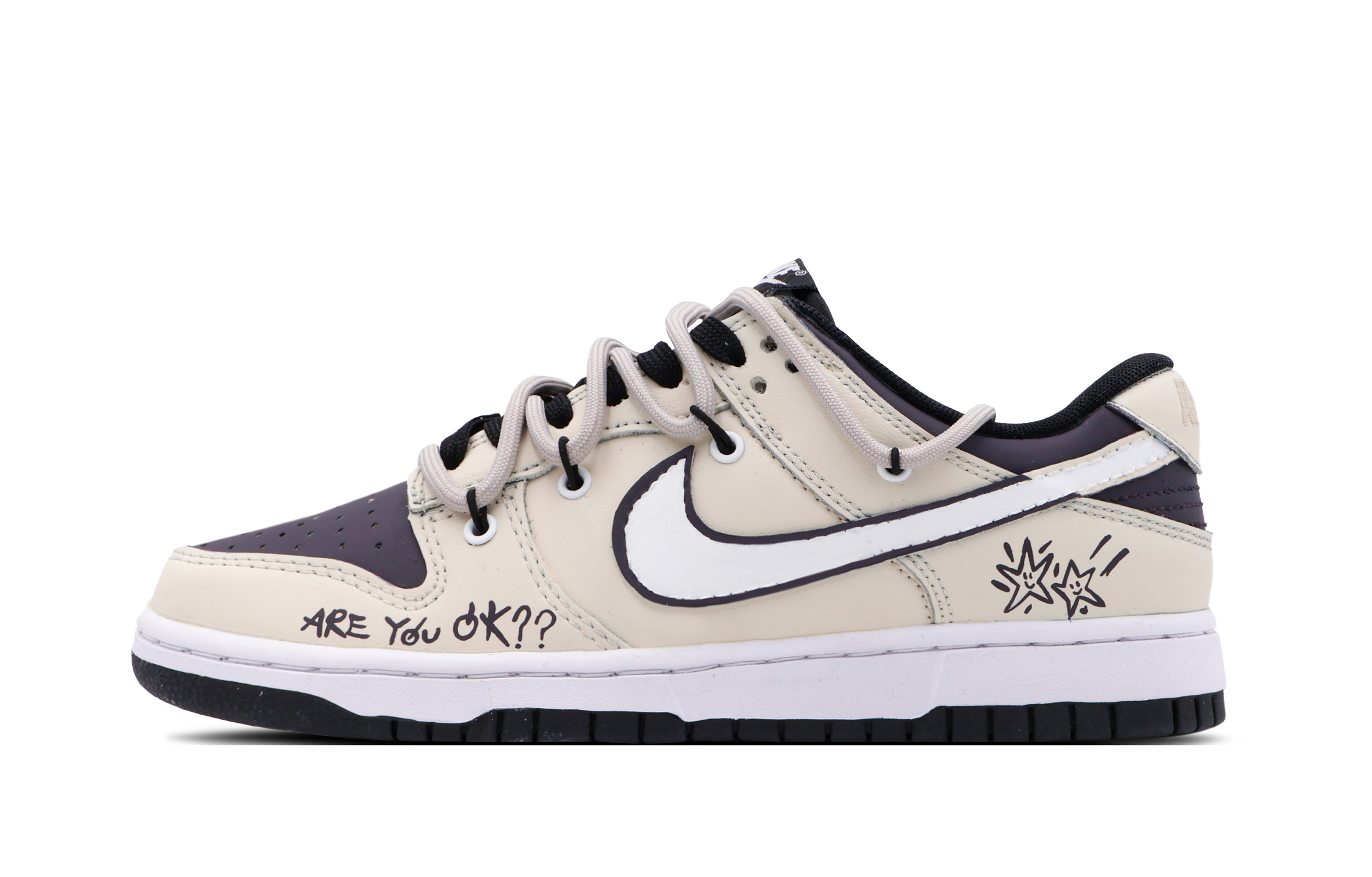 Buy [定制鞋] 耐克Dunk Low复古 '奶油紫' CW1590-100(Team53-女款月下贩梦S-BOX)