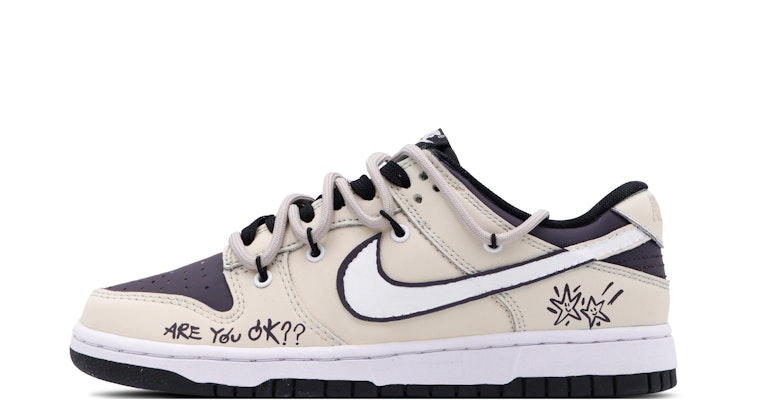 【客製化球鞋】Nike Dunk Low Retro 月下售夢 高級 簡約 老街風 高筒鞋 GS 奶白紫 Buy 【客製化球鞋】Nike Dunk Low Retro 月下售夢 高級 簡約 老街風 高筒鞋 GS 奶白紫