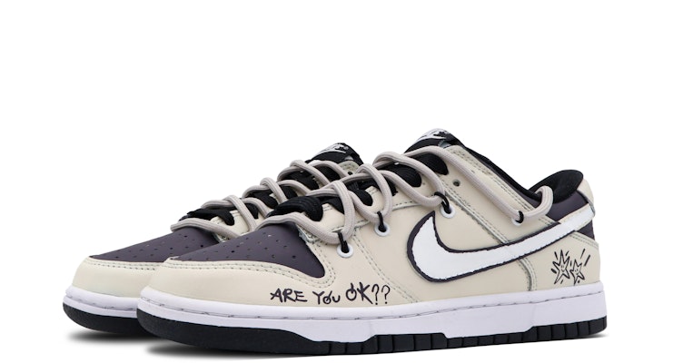 【客製化球鞋】Nike Dunk Low Retro 月下售夢 高級 簡約 老街風 高筒鞋 GS 奶白紫 Lookbook 【客製化球鞋】Nike Dunk Low Retro 月下售夢 高級 簡約 老街風 高筒鞋 GS 奶白紫