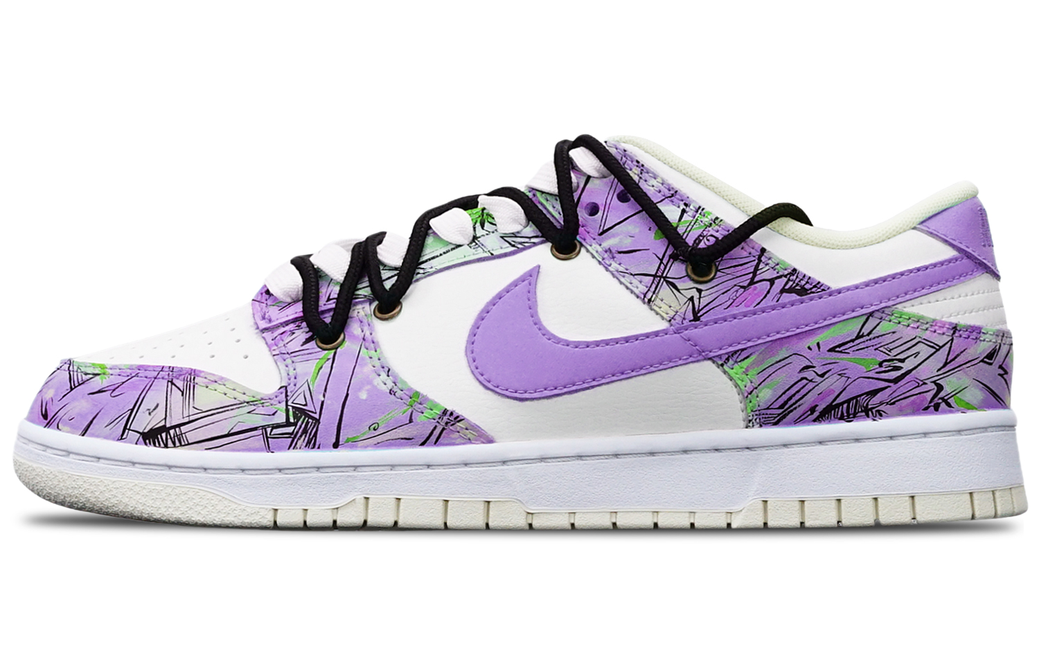 [Custom Shoes] Nike Dunk Low Retro 'Cyberpunk Abstract Graffiti'